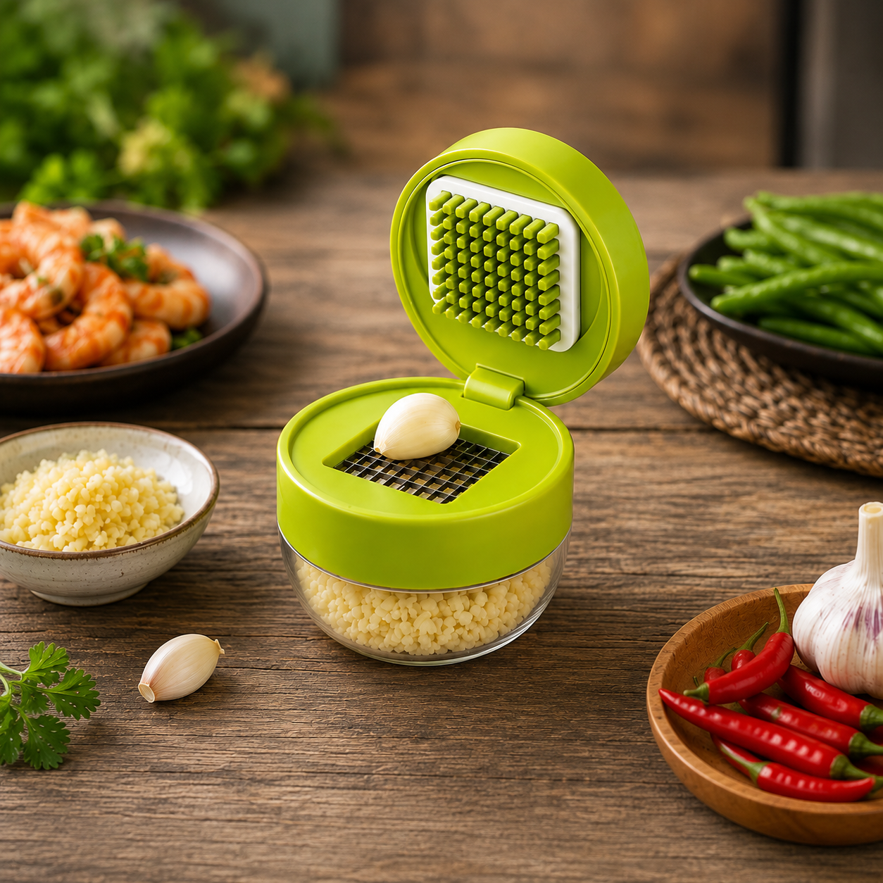 Mini Press-Type Garlic Chopper