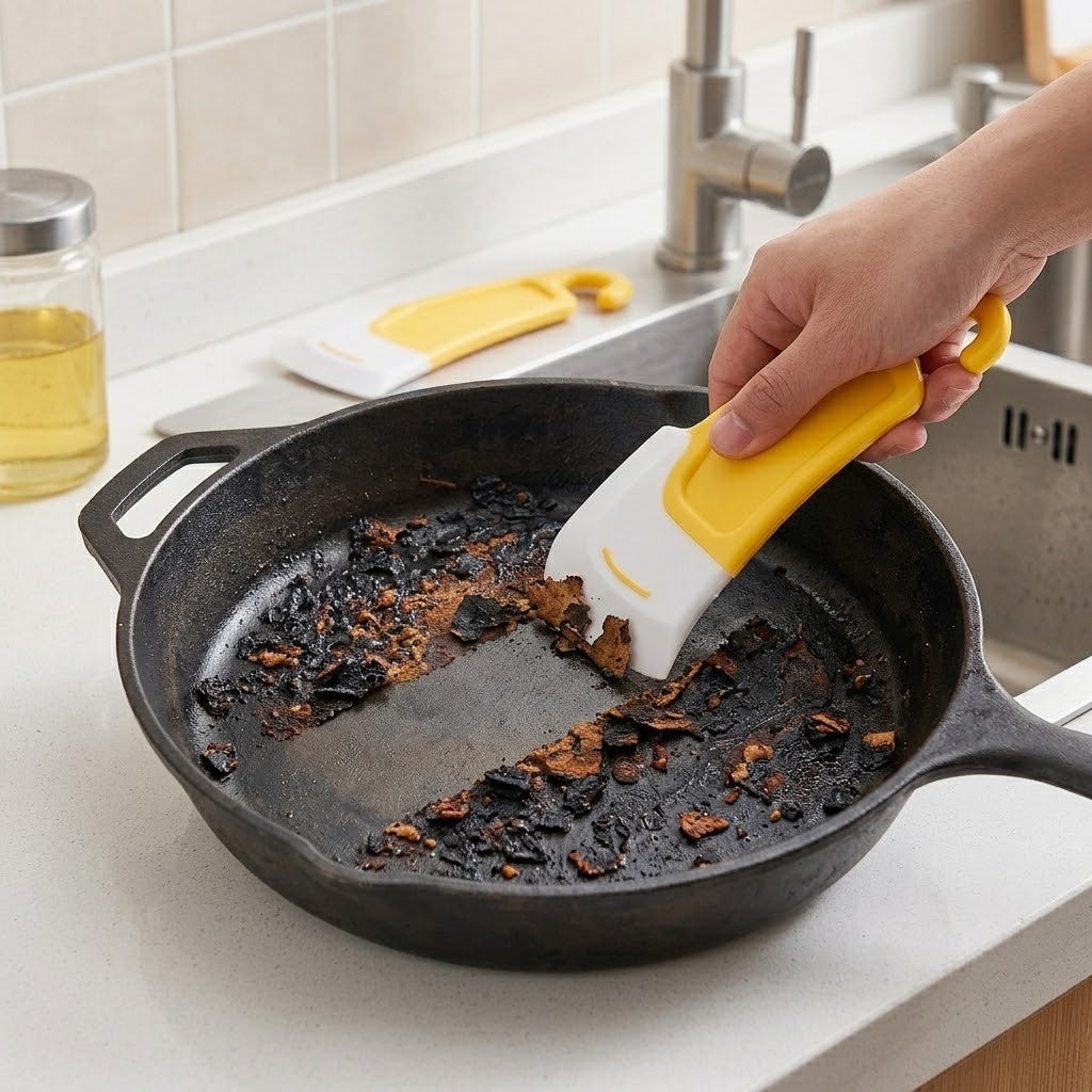 Upgraded Silicone Cleaning Scraper