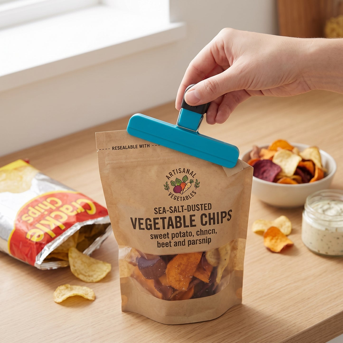 T-Shaped Food Sealing Clip